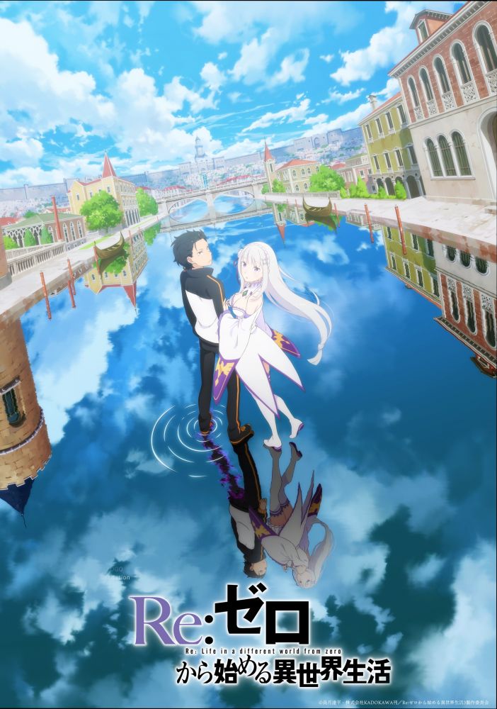 Re:Zero - Terceira temporada anunciada! Novo teaser e imagem divulgadas